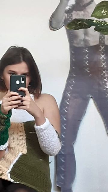 новое видел уже на канале! связала платье #knitting #dress смотреть онлайн