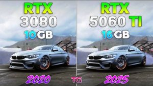 RTX 5060 Ti vs RTX 3080 - Comparison in 10 Games