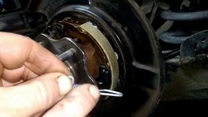 Замена колодок ручника Nissan X-Trail