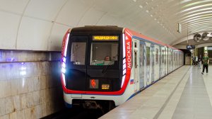 Поездка по Калужско-Рижской линии на поезде 81-765/766/767.3 от Новоясеневский до Медведково