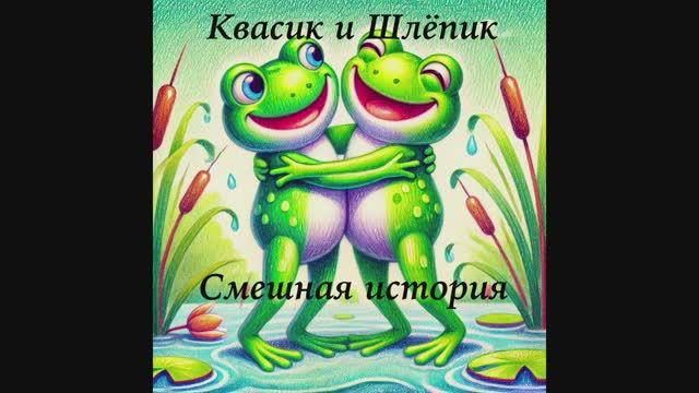 Лягушата Квасик и Шлепик и веселое приключение. Сказка от Елены Клюевой. смотреть онлайн