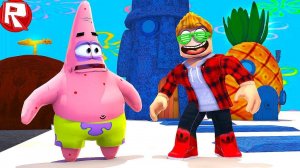 РОБЛОКС НАШЕЛ ОГРОМНОГО СПАНЧ БОБА ГУБКА БОБ В ROBLOX СИМУЛЯТОР ВИДЕО ВЕСЕЛАЯ ИГРА ДЛЯ ДЕТЕЙ