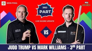 Уильямс Марк — Трамп Дж Снукер. Чемпионат мира в Шеффилде, Великобритания. 1/2 финала.