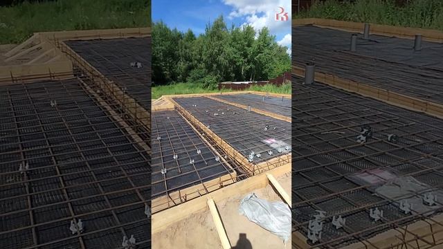 Фундамент под дом из газоблоков.  #стройка  #строительство #фундамент