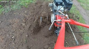 Ротоваторы на мотоблоке, копаем целину часть 2