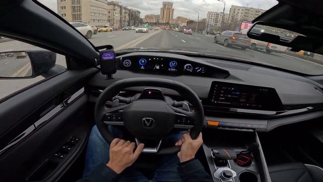 2024 Changan UNI-V / Чанган УНИ-В 1.5 турбо робот 181 л.с. | Тест драйв от первого лица | Обзор смотреть онлайн