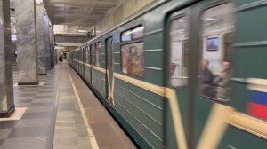 81-717.5М/714.5М и 81-714.5М Московский транспорт на станции Сокольники