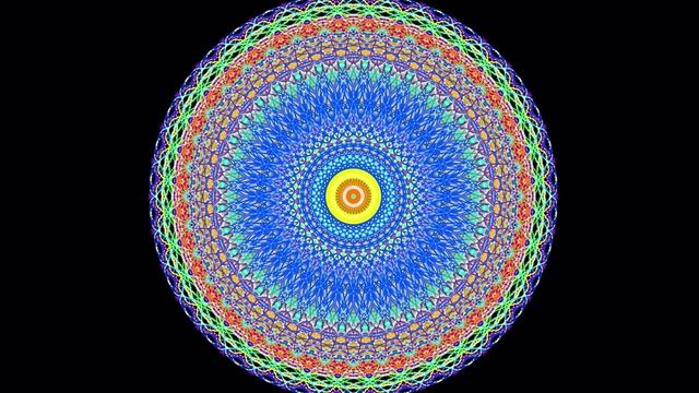 Мандала — геометрический узор из повторяющихся элементов, скрывающий в себе сакральный смысл..