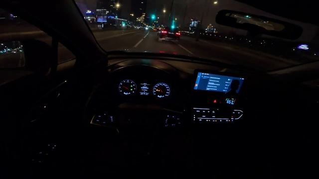 2023 Moskvich 3 / Москвич 3 1.5 турбо вариатор 150 л.с. | Ночной тест-драйв от первого лица смотреть онлайн