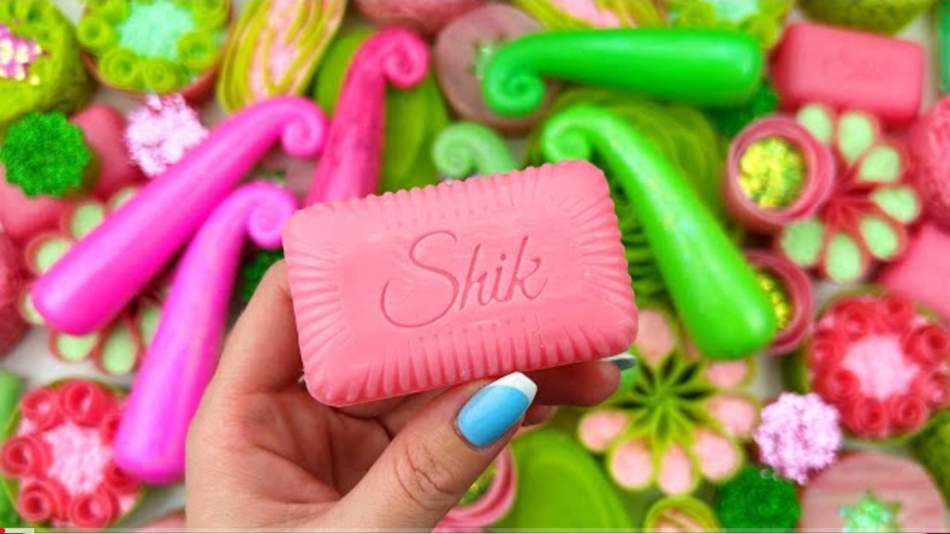 GREEN&PINK🍏🩷ASMR Soap смотреть онлайн