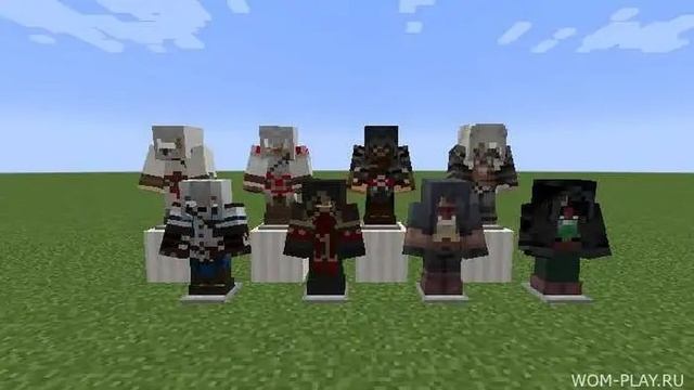 Обзор Мода AssassinCraft 1.7.10, 1.12.2: Оживите мир Minecraft в стиле Assassin's Creed для Minecraf смотреть онлайн