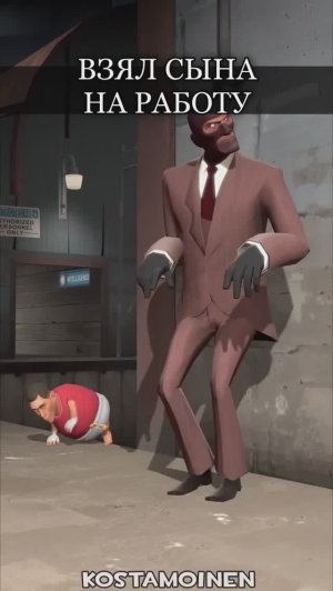 ШПИОН ВЗЯЛ СЫНА НА РАБОТУ! / Анимация по TF2 (Озвучка Zers Editor)