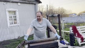 Ремонт карданного вала Hyundai Starex, Старекс Хендай. Замена крестовины и опорного подшипника.