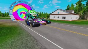 Машинки летают и прыгают! Развивающие мультики Машины помощники. Мультфильмы про машинки