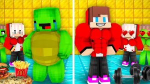 Толстый против худого и сильного в Майнкрафте ЧЕЛЛЕНДЖ спорт