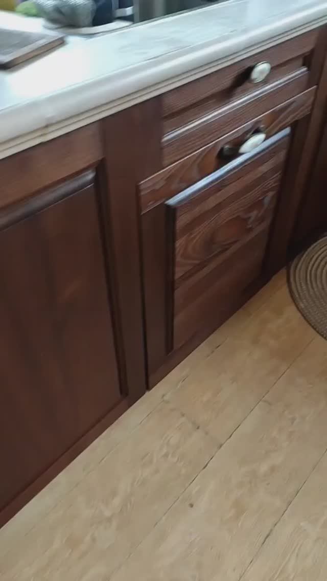 Кухня своими руками. Материал термоясень.