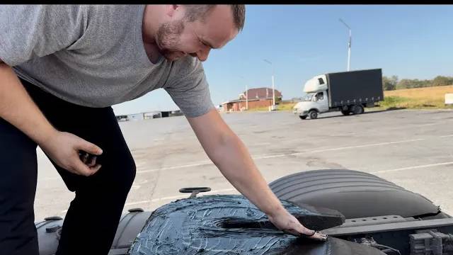 Сцепка расцепка полуприцепа на стажировке в ТК Delko!!! дальнобой