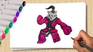 Бенгал Гу Шифтерс Heroes of GooJitZu _ Учимся рисовать