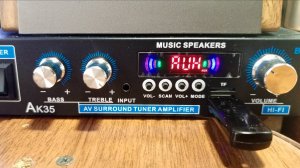Бюджетный усилок Ak35 - тест звучания