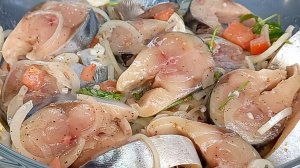 Скумбрия Малосольная по капитански, одна из самых вкусных закусок!