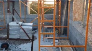 Дом из крупнопористого керамзитобетона. часть 2