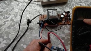 Регулируемый блок питания из блока питания принтера и повышающего модуля.