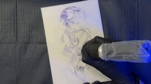 Татуировка на искусственной коже