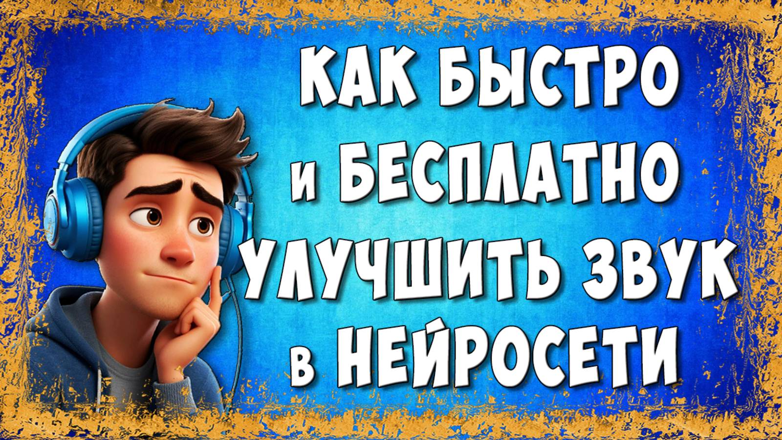 Как Улучшить и Очистить Звук Онлайн и Бесплатно через Нейросеть смотреть онлайн