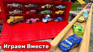 Машинки мультики 🚗 Тачки Дисней: веселые приключения в парке и грузовике 🚗 видео для детей