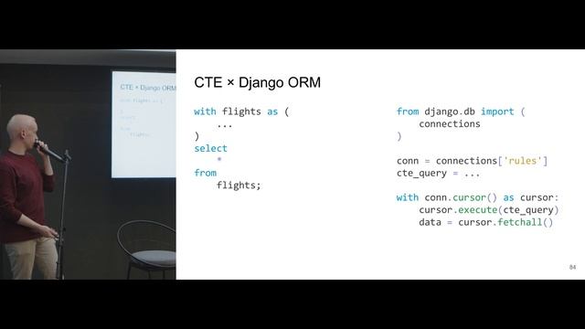MoscowPython Meetup 77. Как Django и Alchemy (не) справляются со сложным SQL [zgC9f4x8pcU] смотреть онлайн