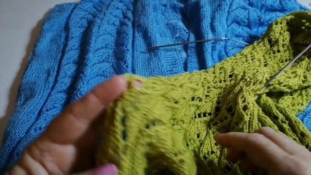 Небольшие продвижения по вязанию.#вязаниеспицами #ольгавяжупросто смотреть онлайн