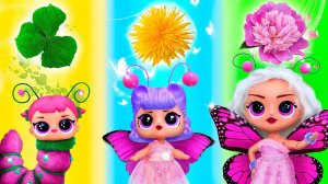 Взросление бабочки! 11 лайфхаков и поделок