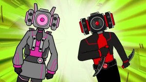 Тёмный Спикермен влюбился в Спикервумен Скибиди Туалет, Анимация Мультик