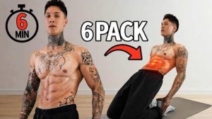 СУПЕРЭФФЕКТИВНАЯ 6-МИНУТНАЯ ТРЕНИРОВКА НА ПРЕСС (БЕЗ ОТДЫХА)