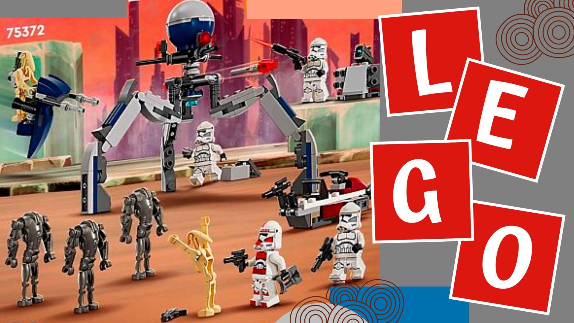LEGO Star Wars 75372 Боевой набор солдат-клонов и боевых дроидов Обзор набора лего звездные войны смотреть онлайн