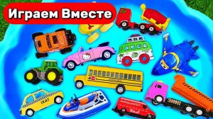 Машинки мультики 🚗 Учим машинки: полиция, пожарная и их звуки 🚒 Развивающее видео для детей