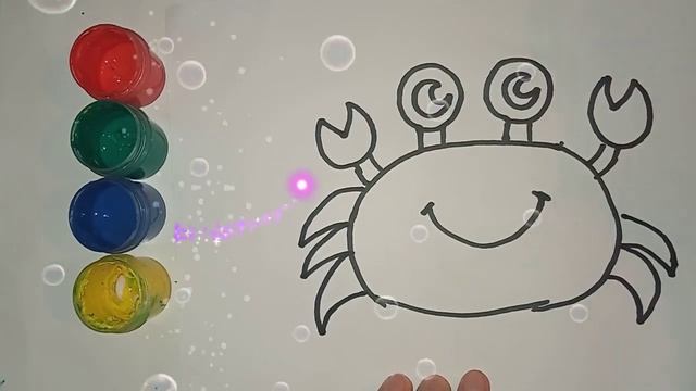Bolalar uchun dengiz qisqichbaqasi chizish mumkin | Как нарисовать краба для детей | drawing crabs смотреть онлайн