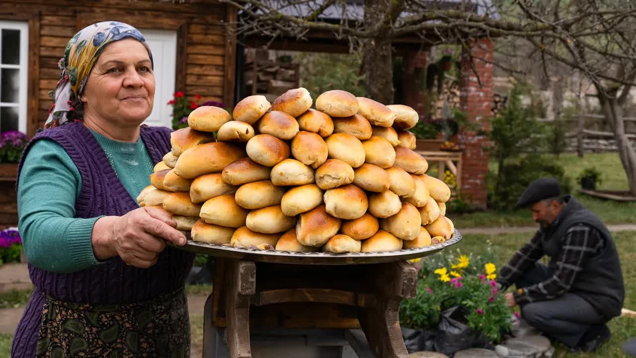Домашние Пирожки с Говядиной | Вкусные Фаршированные Булочки, Запечённые в Духовке смотреть онлайн