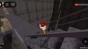 Прохожу карту тюрьму в игре роблокс