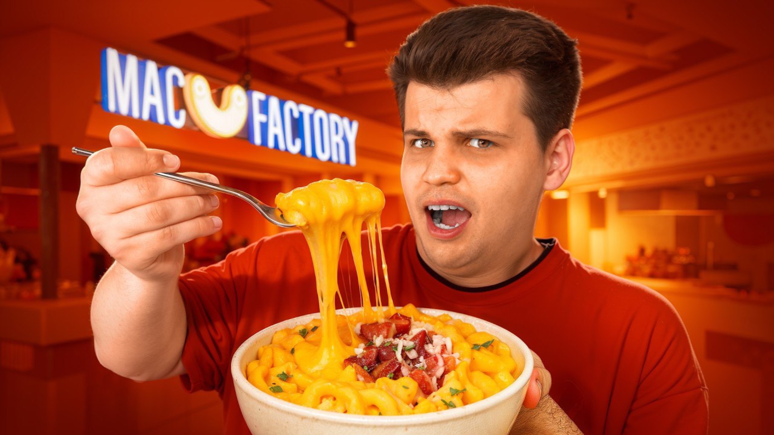 САМЫЙ СЫРНЫЙ MAC&CHEESE! ВСЕ МЕНЮ MacFactory! смотреть онлайн