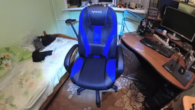 Супер кресло Бюрократ VIKING-9 Распаковка Сборка смотреть онлайн