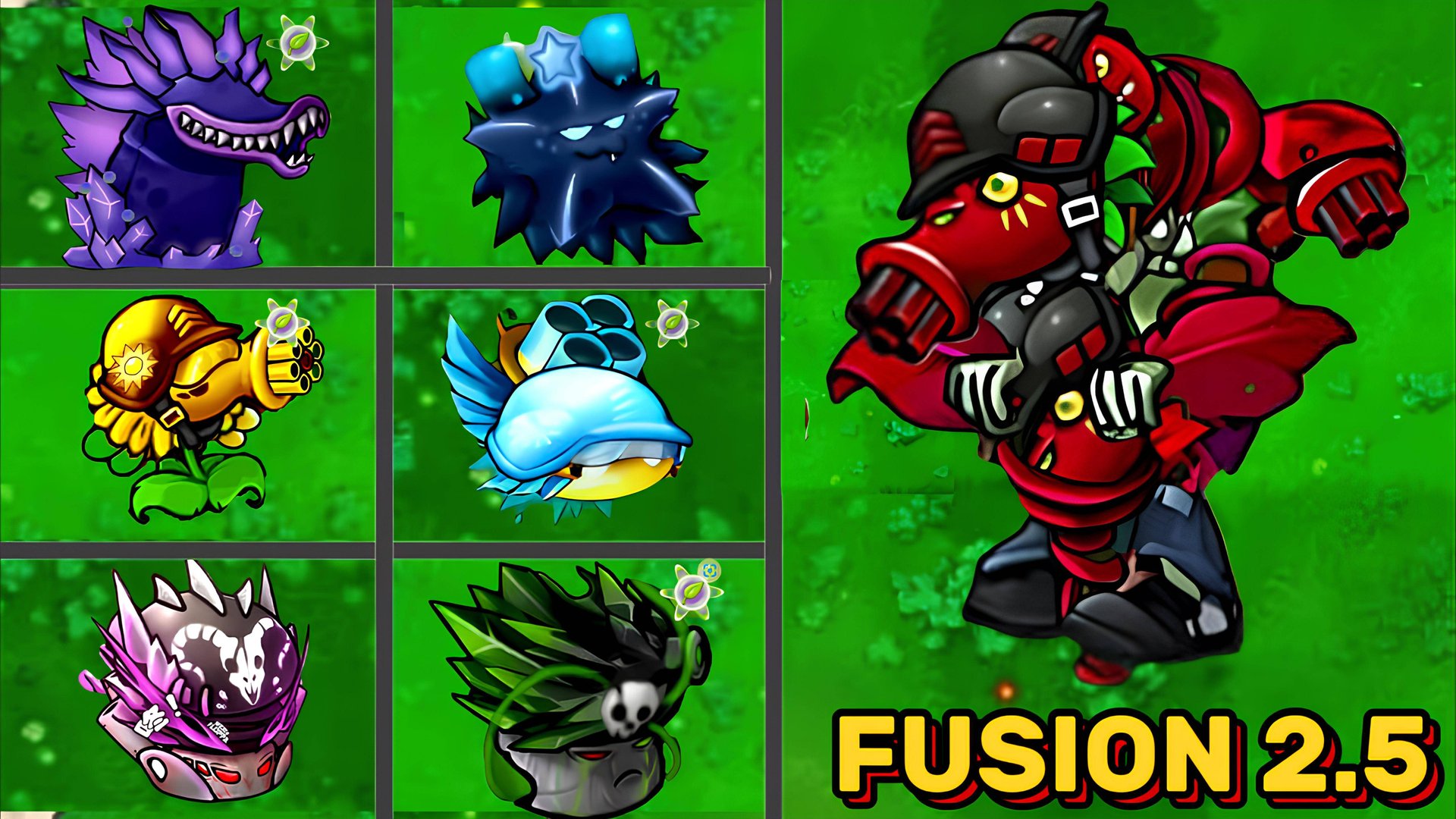 PVZ 1 Fusion 2.5 Challenge – Новые Растения vs Ультимативные Зомби! смотреть онлайн