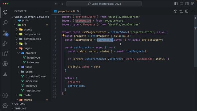 89.-Use-useMemoize-from-VueUse-to-Optimize-Pinia-Loader-Functions смотреть онлайн