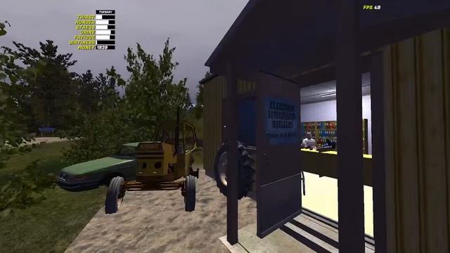 My Summer Car⚡ Белая сатсума не хочет стрелять огнём! Первый стрим! (новогодний стрим)(сейв)