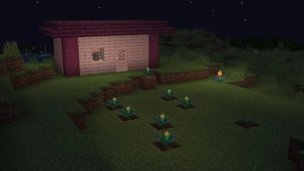 Обзор Мода Glowing Torchflower для Minecraft 23w07a