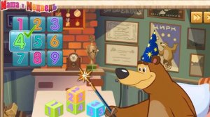 Маша И Медведь- Развивающая Игра Для Детей- Игровой мультик 0+
