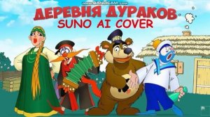 (Suno AI) Нейрокавер на саундтрек рубрики «Деревня дураков» из тележурнала «Каламбур» (1996-2001)