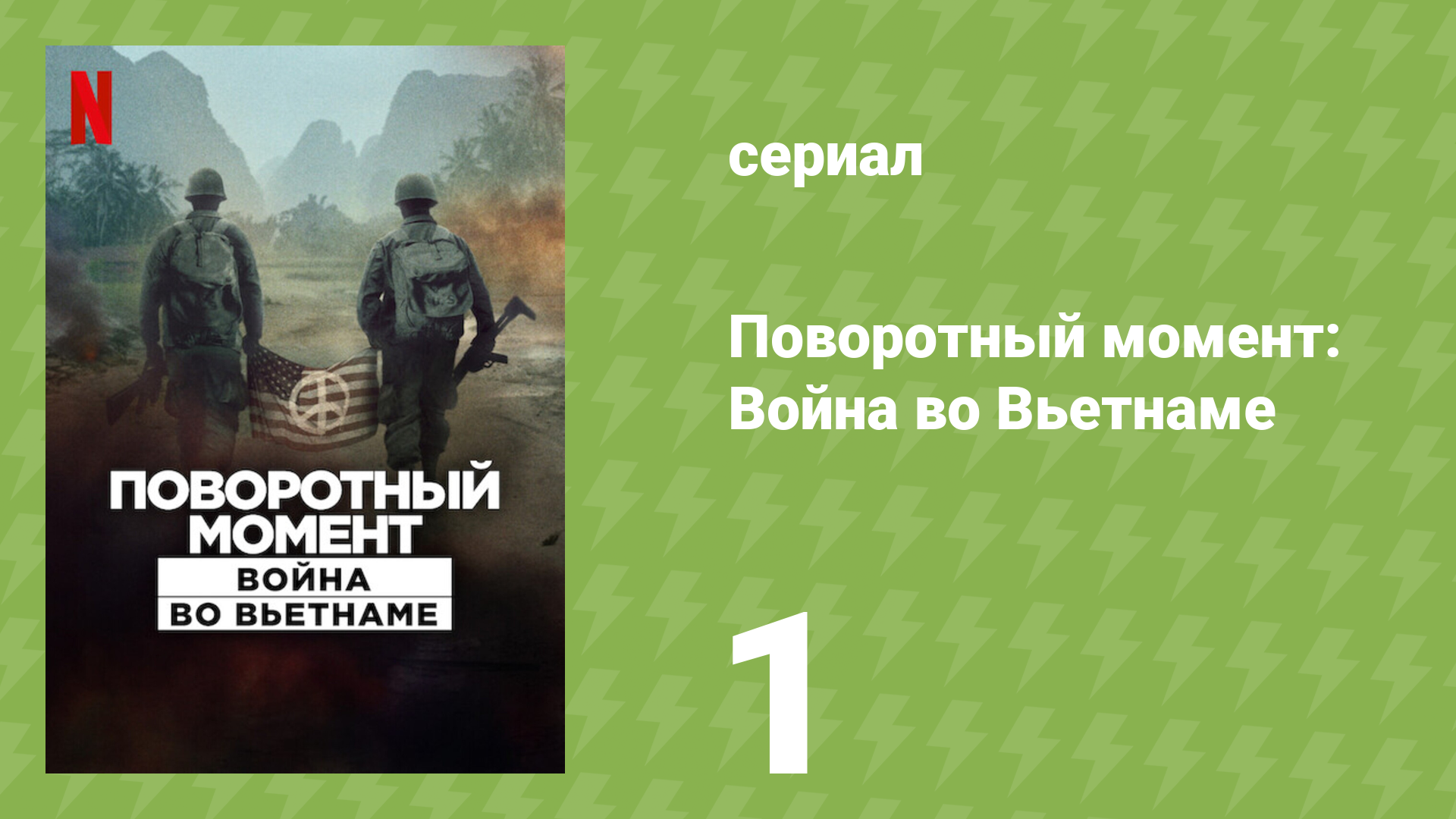 Поворотный момент: Война во Вьетнаме 1 серия «Америка идёт на войну» (документальный сериал, 2025) смотреть онлайн