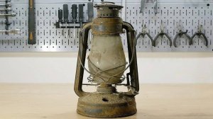 РЕСТАВРАЦИЯ ржавой и старой лампы KEROSENE. Удивительная реставрация