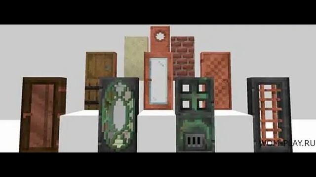 Обзор Мода Many Ideas Doors 1.19.2, 1.18.2 и 1.16.5 для Minecraft неизвестно смотреть онлайн